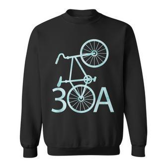 Watercolor 30A Bike Seaside Florida Sweatshirt | Mazezy