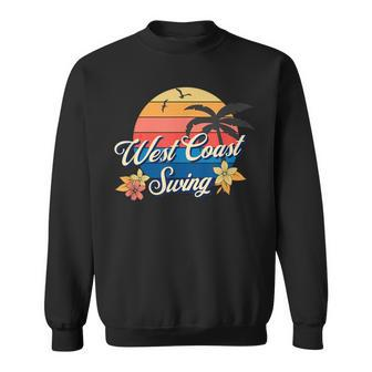 Wcs Dance Summer West Coast Swing Dance Sweatshirt | Mazezy