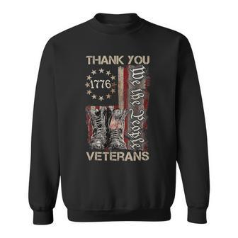 We The People Thank You Veterans Shirts 1776 Usa Flag 359 Sweatshirt - Monsterry