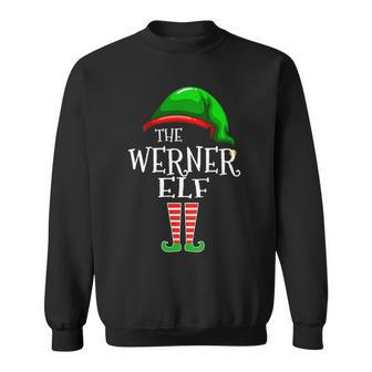 Werner Name Gift The Werner Elf Christmas Sweatshirt - Seseable