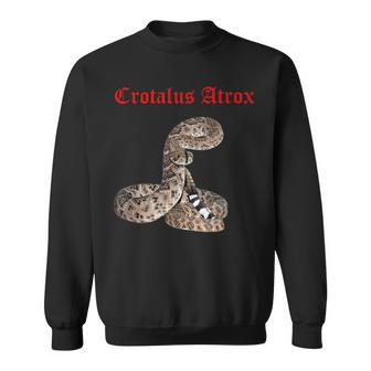 Western Diamondback Rattlesnake Crotalus Atrox Sweatshirt | Mazezy