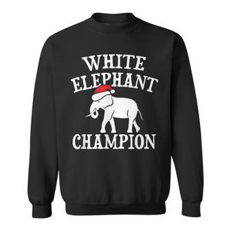 White Elephant Champion Party Christmas Sweatshirt - Monsterry