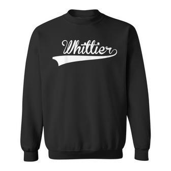 Whittier Baseball Styled Jersey Softball Sweatshirt | Mazezy