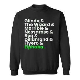 Wicked Characters Musical Theatre Musicals Sweatshirt | Mazezy CA
