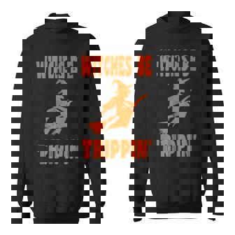 Witches Be Trippin T Halloween T Halloween Sweatshirt | Mazezy