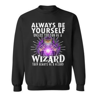 Wizard Lover Wizard Magician Magic Lover Wizard Sweatshirt | Mazezy