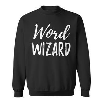 Word Wizard Sweatshirt | Mazezy