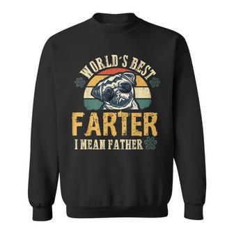 Worlds Best Farter I Mean Father Best Dad Ever Cool Dog Sweatshirt - Seseable