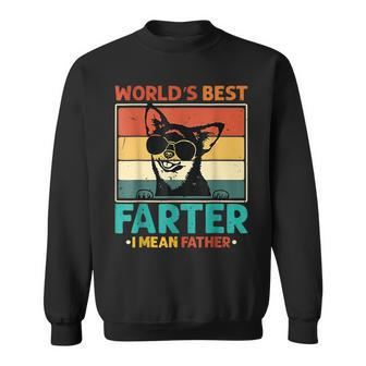 Worlds Best Farter I Mean Father Dog Dad Sweatshirt - Thegiftio UK