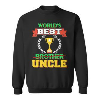 Worlds Best Uncle Uncle Funny Sweatshirt | Mazezy
