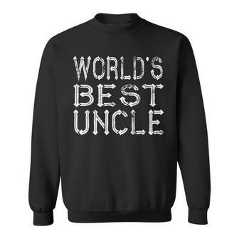 Worlds Best Uncle Vintage Sweatshirt | Mazezy DE
