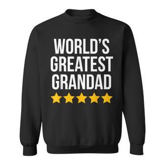 Worlds Greatest Grandad Grandpa Funny Fathers Day Grandpa Funny Gifts Sweatshirt | Mazezy CA