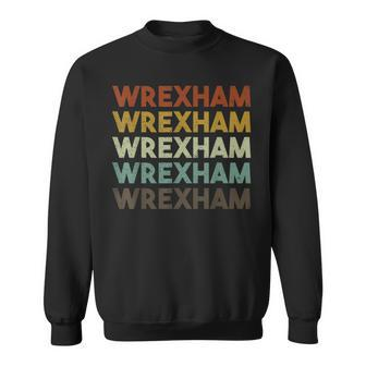Wrexham Wales Vintage 80S Retro Sweatshirt | Mazezy