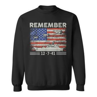 Wwii Remember Pearl Harbor Memorial Day December 7Th 1941 Sweatshirt | Mazezy