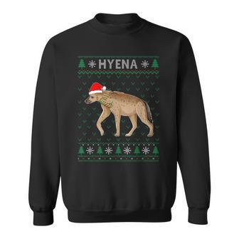 Xmas Hyena Ugly Christmas Sweater Party Sweatshirt - Monsterry DE