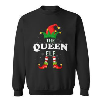 Xmas Queen Elf Family Matching Christmas Pajama Sweatshirt - Seseable