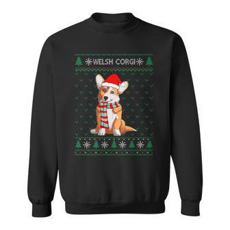 Xmas Welsh Corgi Ugly Christmas Sweater Party Sweatshirt - Monsterry UK