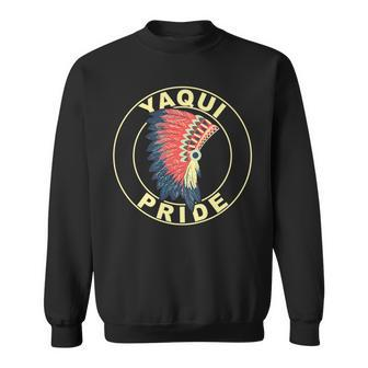 Yaqui Pride Proud Native American Headdress Yaqui Tribe Sweatshirt | Mazezy