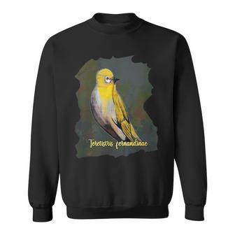 Yellow-Headed Warbler Bird Yellow Head Sparrow Hand Drawn Sweatshirt | Mazezy