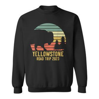 Yellowstone National Park Family Road Trip 2023 Matching Sweatshirt | Mazezy