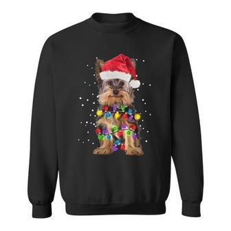 Yorkie Christmas Yorkie Dog Xmas Sweatshirt - Seseable