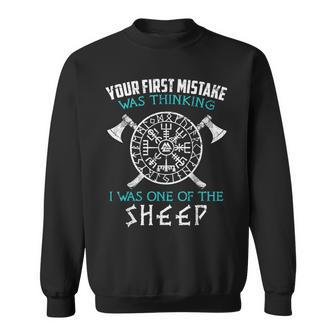 Your First Mistake Viking Norse Sweatshirt - Seseable