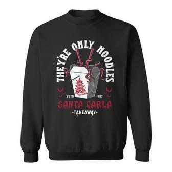 They're Only Noodles Vampire Chinese Food Vintage Horror Vampire Sweatshirt | Mazezy