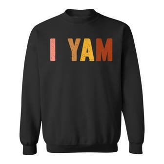 They're My Sweet Potatoes I Yam Too Thanksgiving Couples Sweatshirt - Seseable