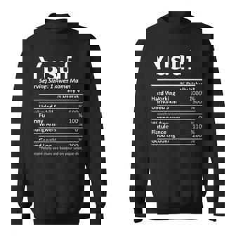 Yusuf Nutrition Funny Birthday Personalized Name Gift Idea Sweatshirt | Mazezy