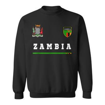 Zambia SportSoccer Jersey Flag Football Africa Sweatshirt | Mazezy