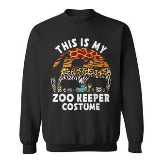 This Is My Zoo Keeper Costume Zoo Garden Animal Lover Keeper Sweatshirt