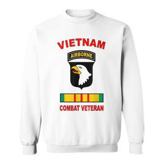 101St Airborne Division Vietnam Veteran Combat Paratrooper Sweatshirt | Mazezy