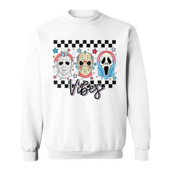4Th Of July Vibes America Killing It Since 1776 Checked IT Funny Gifts Sweatshirt | Mazezy