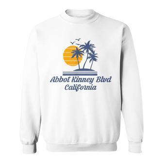 Abbot Kinney Blvd Boulevard Beach City California Ca State Sweatshirt | Mazezy