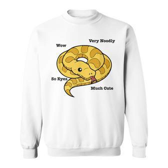 Adorable Ball Python Snake Anatomy Sweatshirt | Mazezy DE