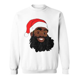 African American Santa Claus Christmas T Sweatshirt | Mazezy