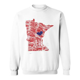 Aitkin Minnesota Cute Adult Youth City State Sweatshirt | Mazezy