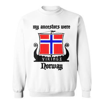 My Ancestors Were Vikings Norway Sweatshirt | Mazezy UK