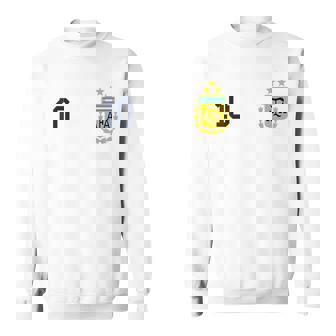 Argentina 3 Stars Argentinian Flag Three Stars 10 Argentina Sweatshirt - Seseable