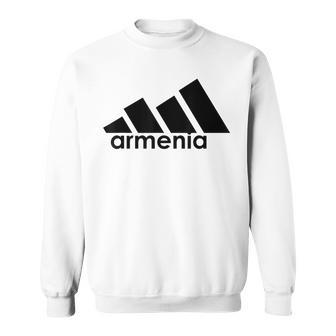 Armenian Pride Stylized Ararat Mountain Armenia Gear Sweatshirt | Mazezy