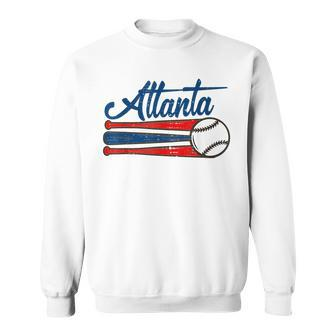 Atlanta Baseball Vintage Distressed Met At Gameday Sweatshirt - Monsterry DE