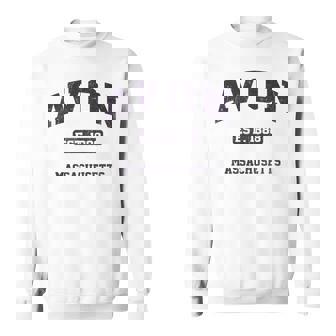 Avon Massachusetts Ma Vintage State Athletic Style Sweatshirt | Mazezy