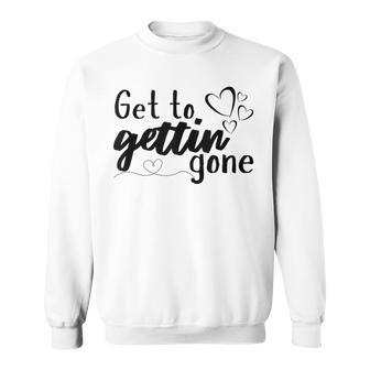 Bailey Zimmerman Get To Getting Gone Sweatshirt - Thegiftio UK