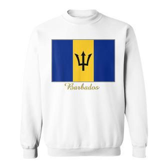 Barbados Flag Souvenir Sweatshirt | Mazezy