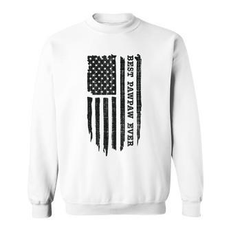 Best Pawpaw Ever American Flag Funny Fathers Day Sweatshirt - Thegiftio UK