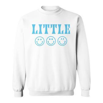 Big Little Sorority Reveal Little Smilies Retro Sweatshirt - Thegiftio UK