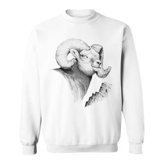 Bighorn Sheep Ram Bighorn Sweatshirt | Mazezy