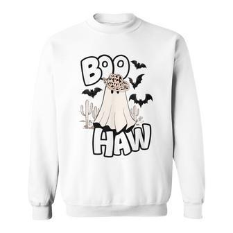 Boo Haw Retro Vintage Cowboy Ghost Ghost Funny Gifts Sweatshirt | Mazezy