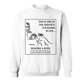 Book Reader Reading | Optical Illusion Blow Job Sweatshirt | Mazezy UK