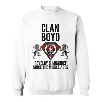 Boyd Clan Scottish Name Coat Of Arms Tartan Family Party Boyd Funny Gifts Sweatshirt | Mazezy